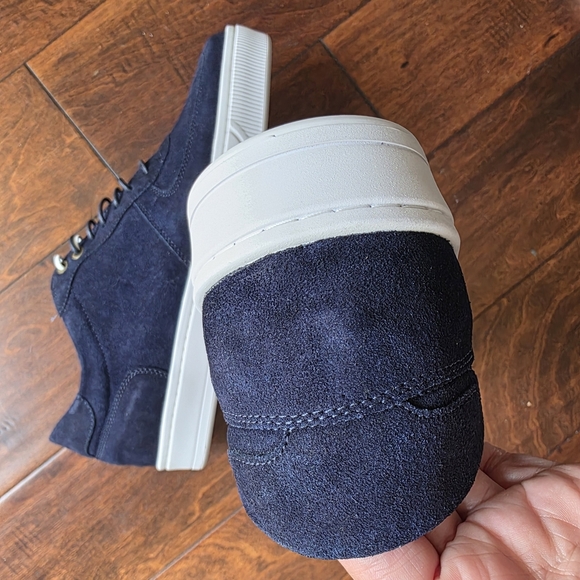 Men\'s Navy Suede Sneakers main image 8